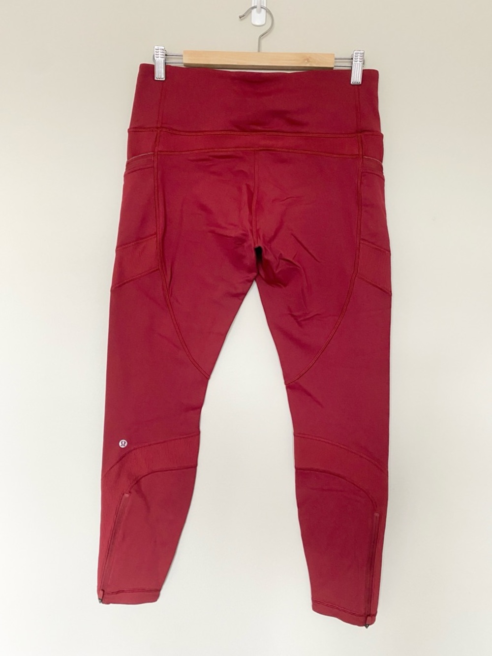 Lululemon Keep The Fleece Tight 28” in Dark Red Sz 10 - Picture 6 of 16